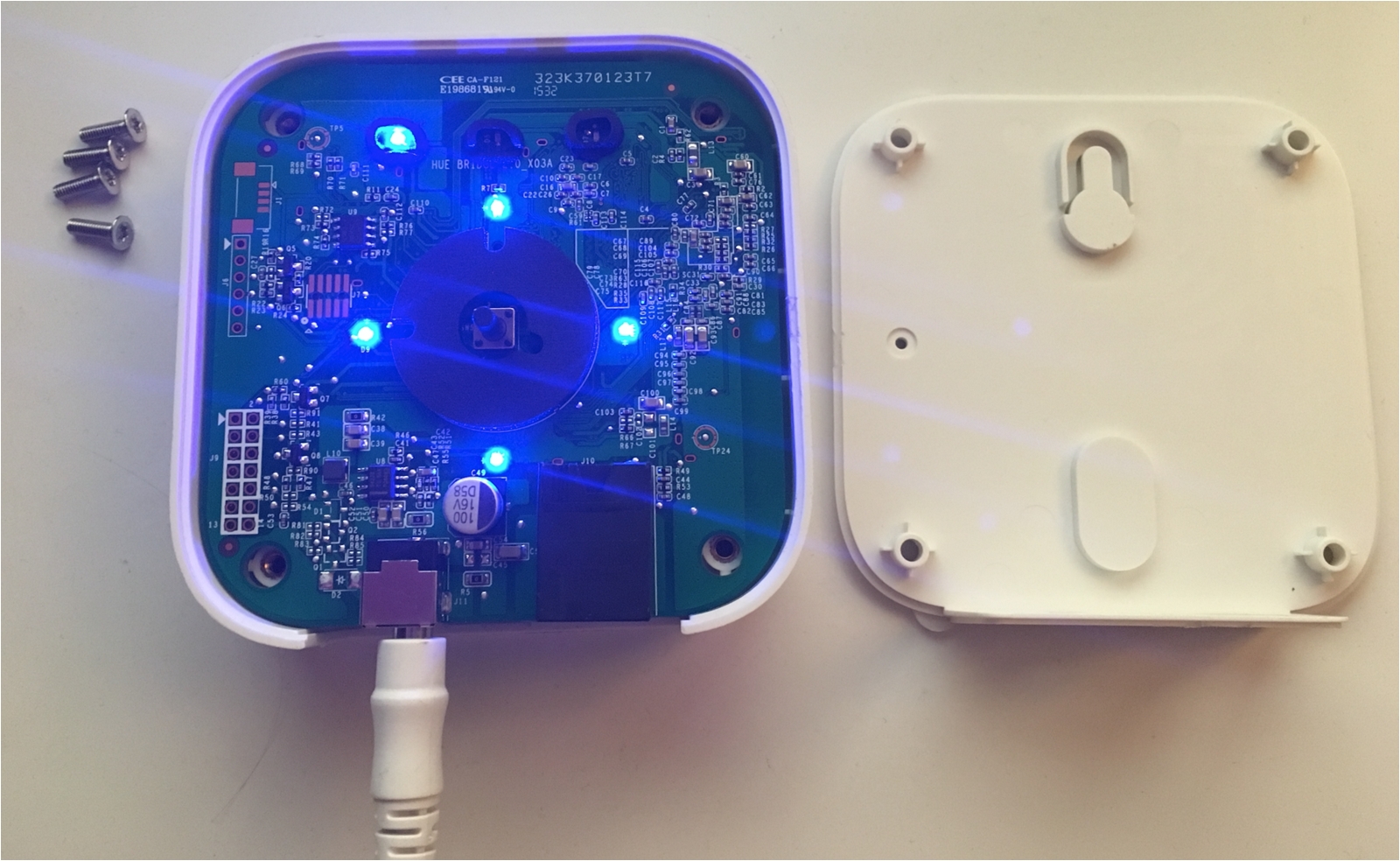 note there is another serial port on j1 described by wehooper4 on r hue jailbreaking the v2 hub but j6 is the one we