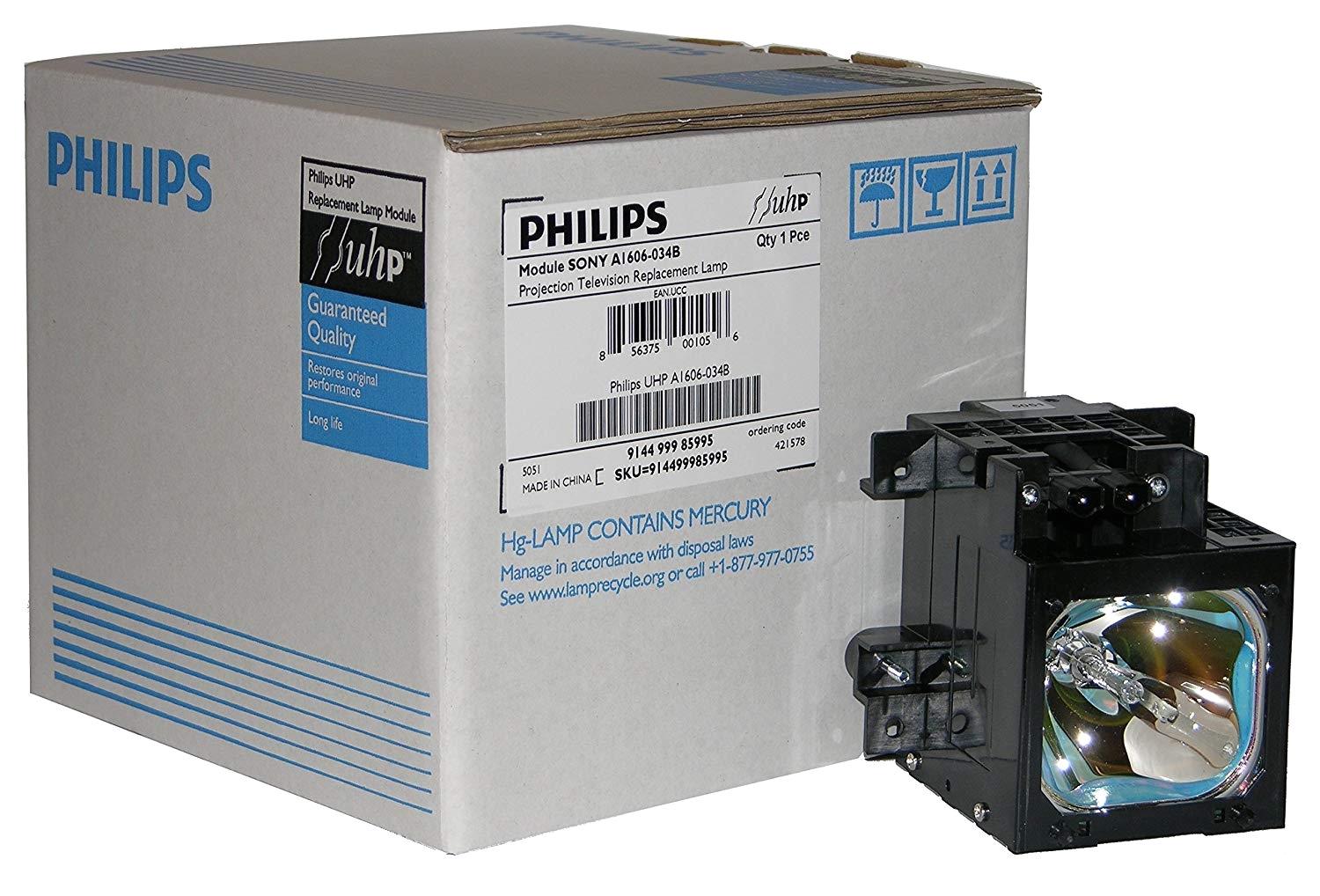 amazon com philips lighting a 1606 034 brl sony xl 2100u replacement television lamp electronics