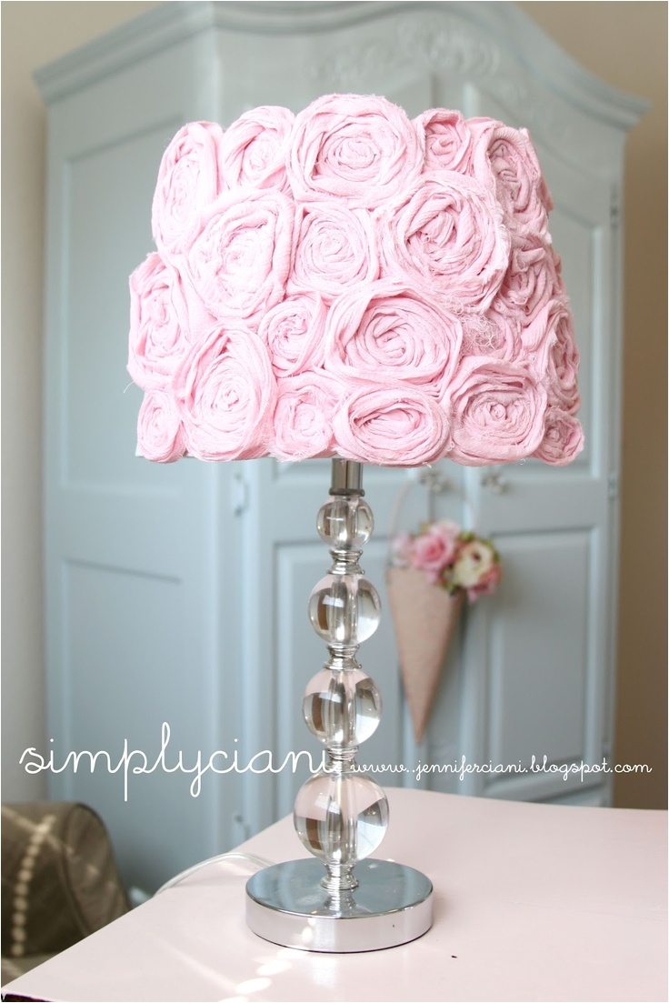 i love this project simply ciani shabby chic lamp shade