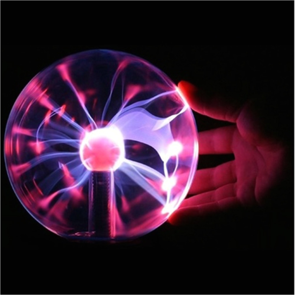 3 usb plasma ball electrostatic sphere light magic crystal lamp ball desktop lightning christmas party touch sensitive lights