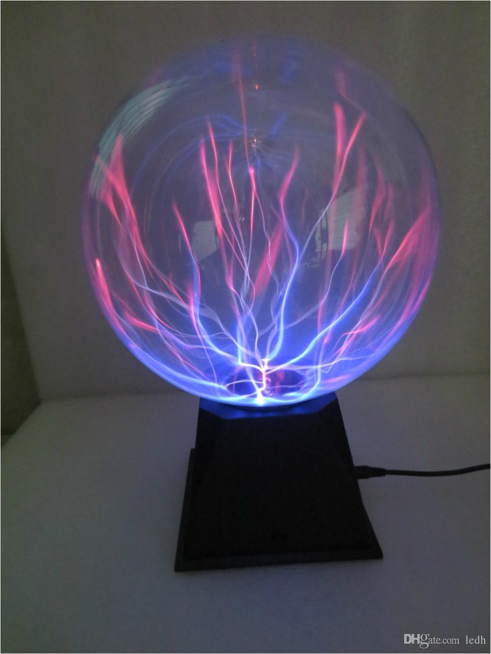 novelty glass magic plasma ball light glass christmas balls decorative lava lamp kid novelty lights touch sensor sphere night light 6 inch