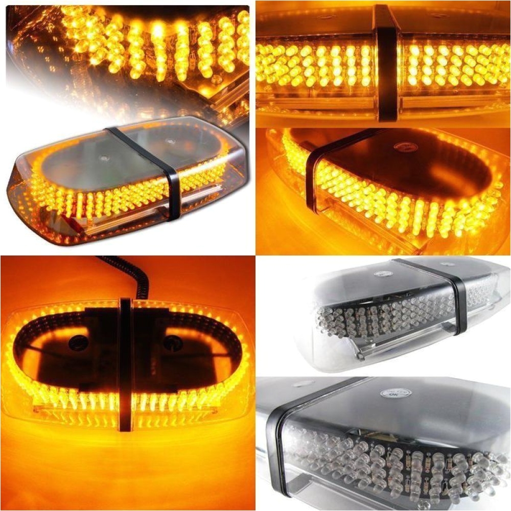 240 led amber warning emergency vehicle truck snow plow safety top strobe light