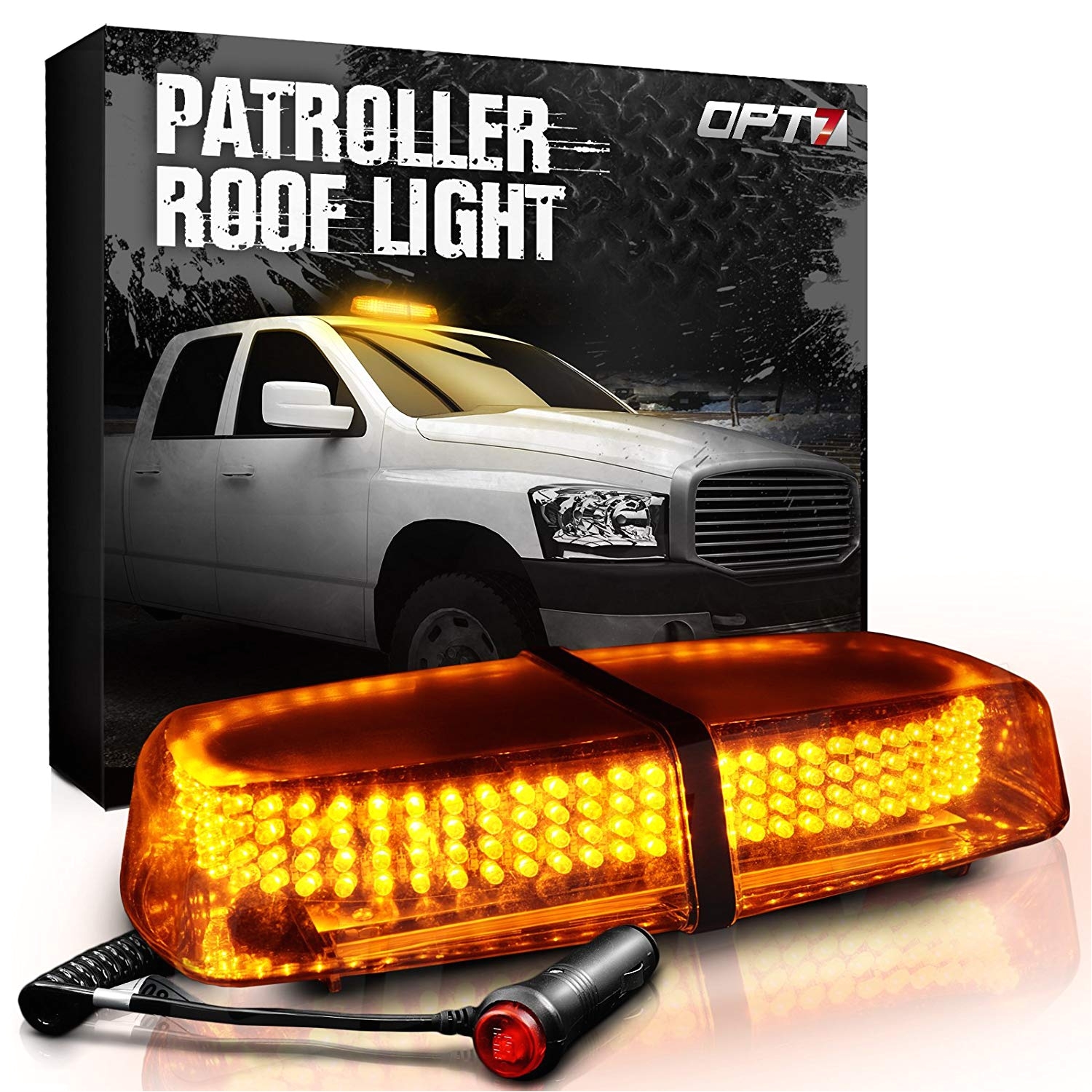 Plow Strobe Lights Amazon Com Patroller Amber Warning Emergency Roof Light Beacon