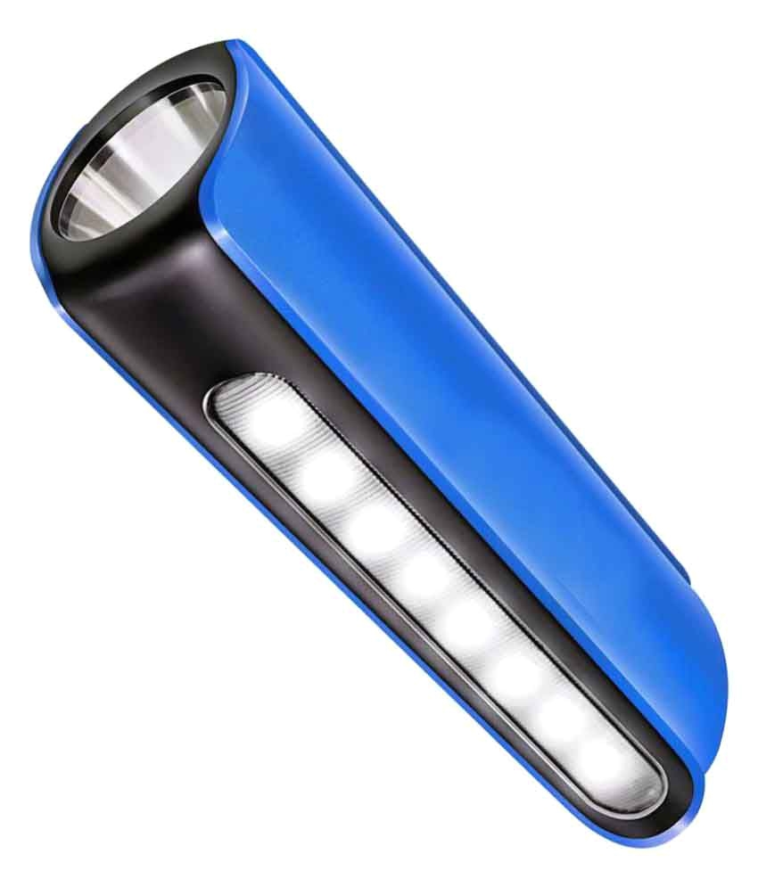 2 in 1 high power led rechargeable torch portable emergency side light pocket flash light plsupreme