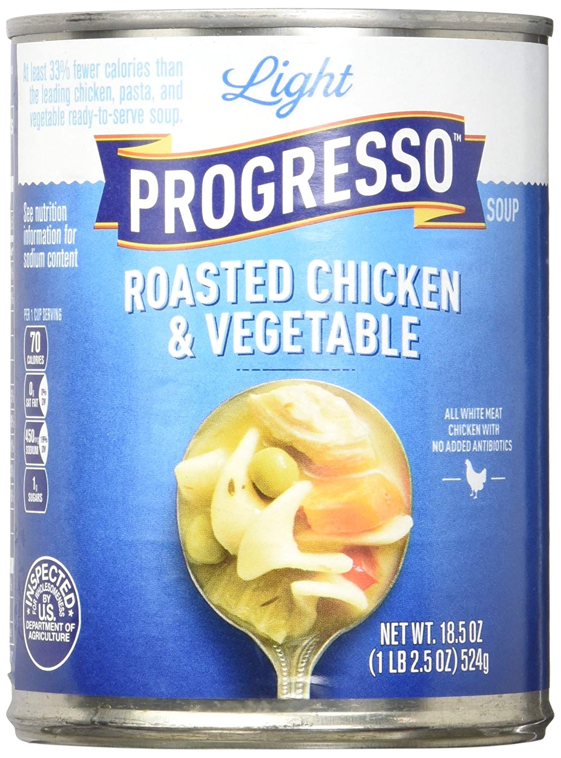 amazon com progresso light soup roasted chicken vegetable 18 5 ounce cans pack of 12 packaged chowders soups grocery gourmet food