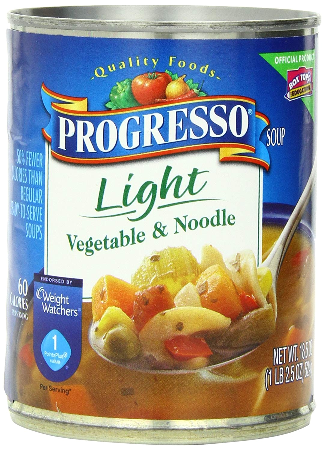 amazon com progresso light soup vegetable and noodle 18 5 ounce cans pack of 12 packaged chowders soups grocery gourmet food