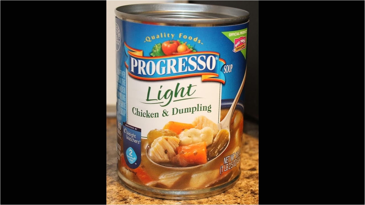 progresso chicken dumpling food review