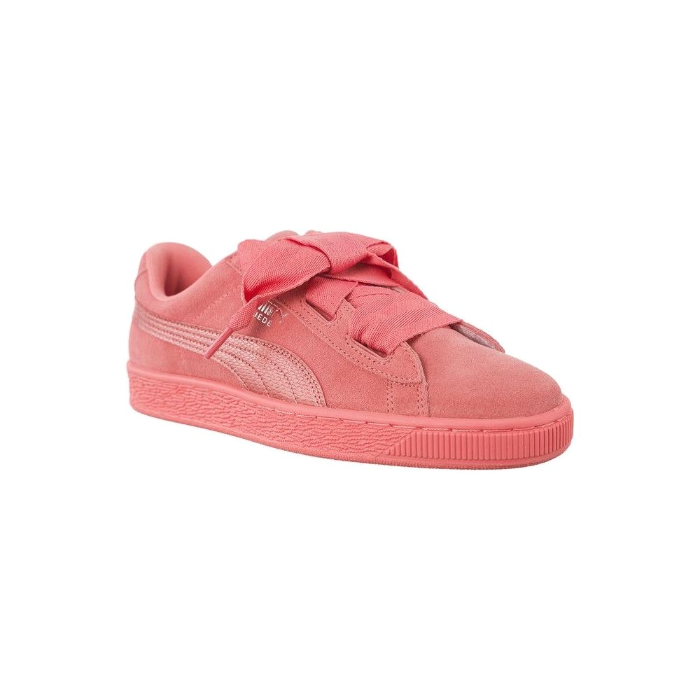 buty puma suede heart snk jr 36491805 shell pink shell pink loading zoom