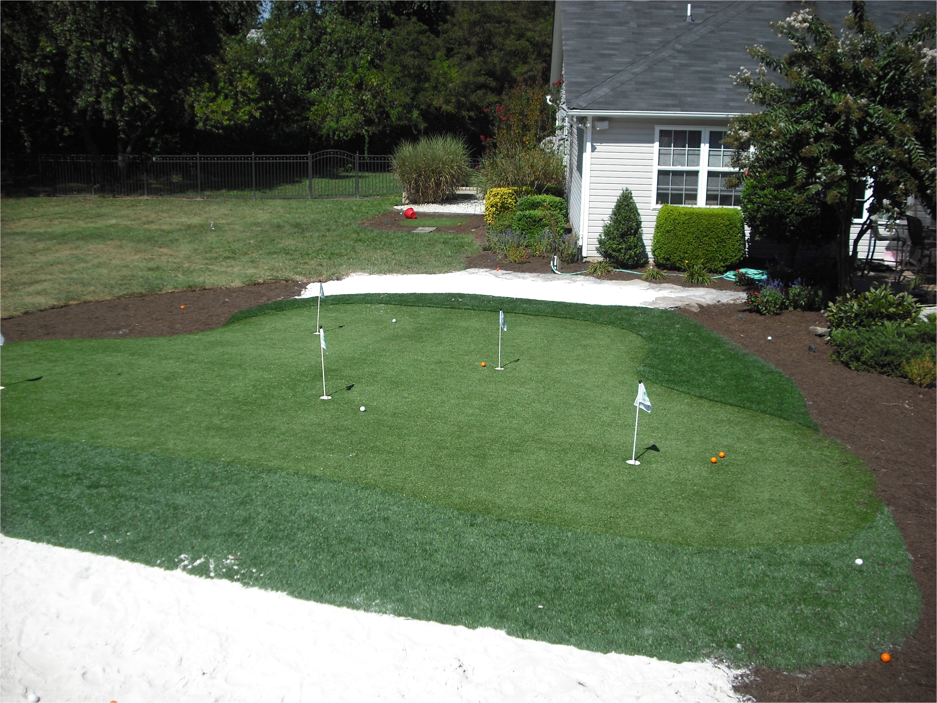 putting green project maryland by the sharper cut inc landscapes