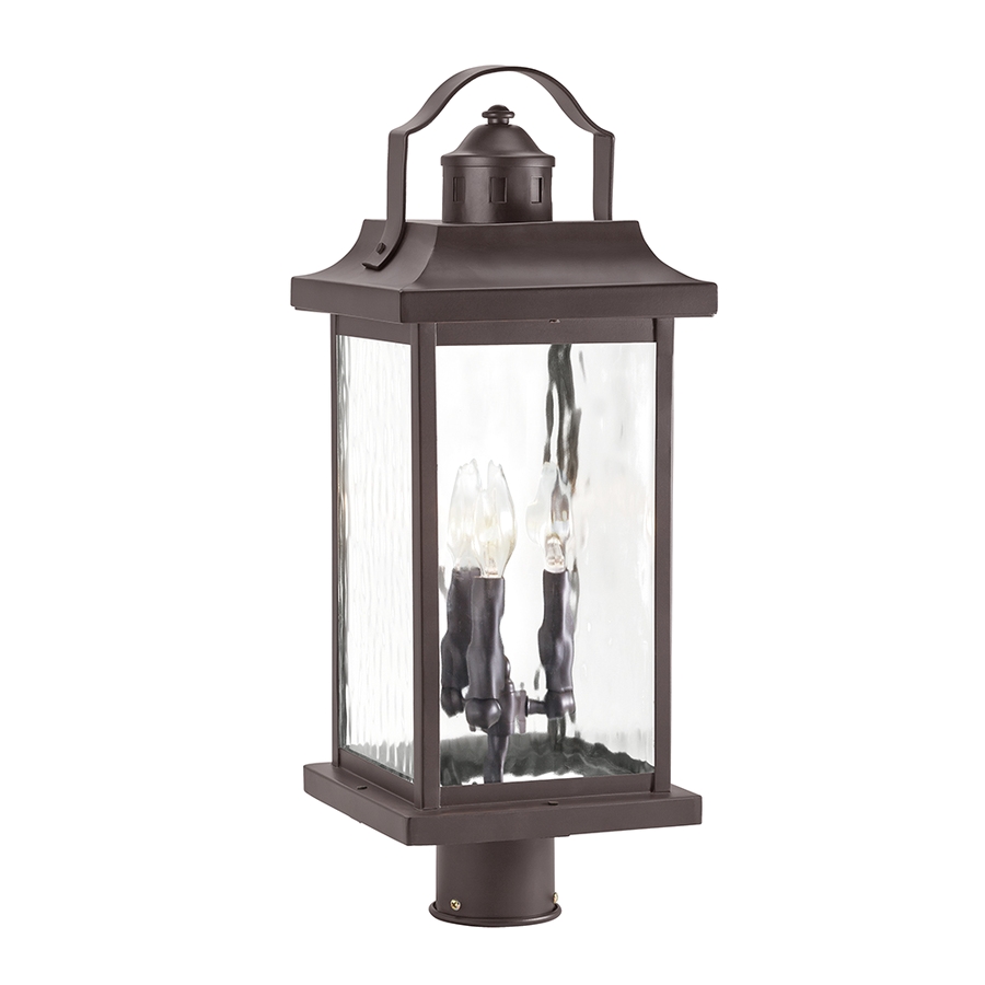 kichler linford 22 13 in h olde bronze post light