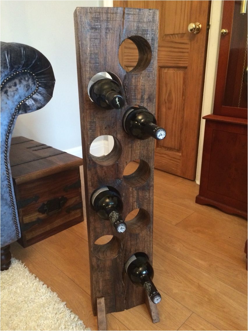 Railroad Tie Bench Railway Sleeper Wine Rack I Made Hand Crafted Wooden Items and