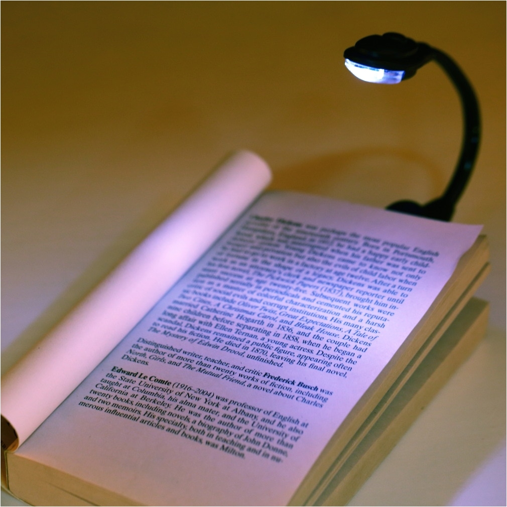 1pcs mini flexible clip on bright book light laptop white led book reading light lamp worldwide drop shipping newest hot search in book lights from lights