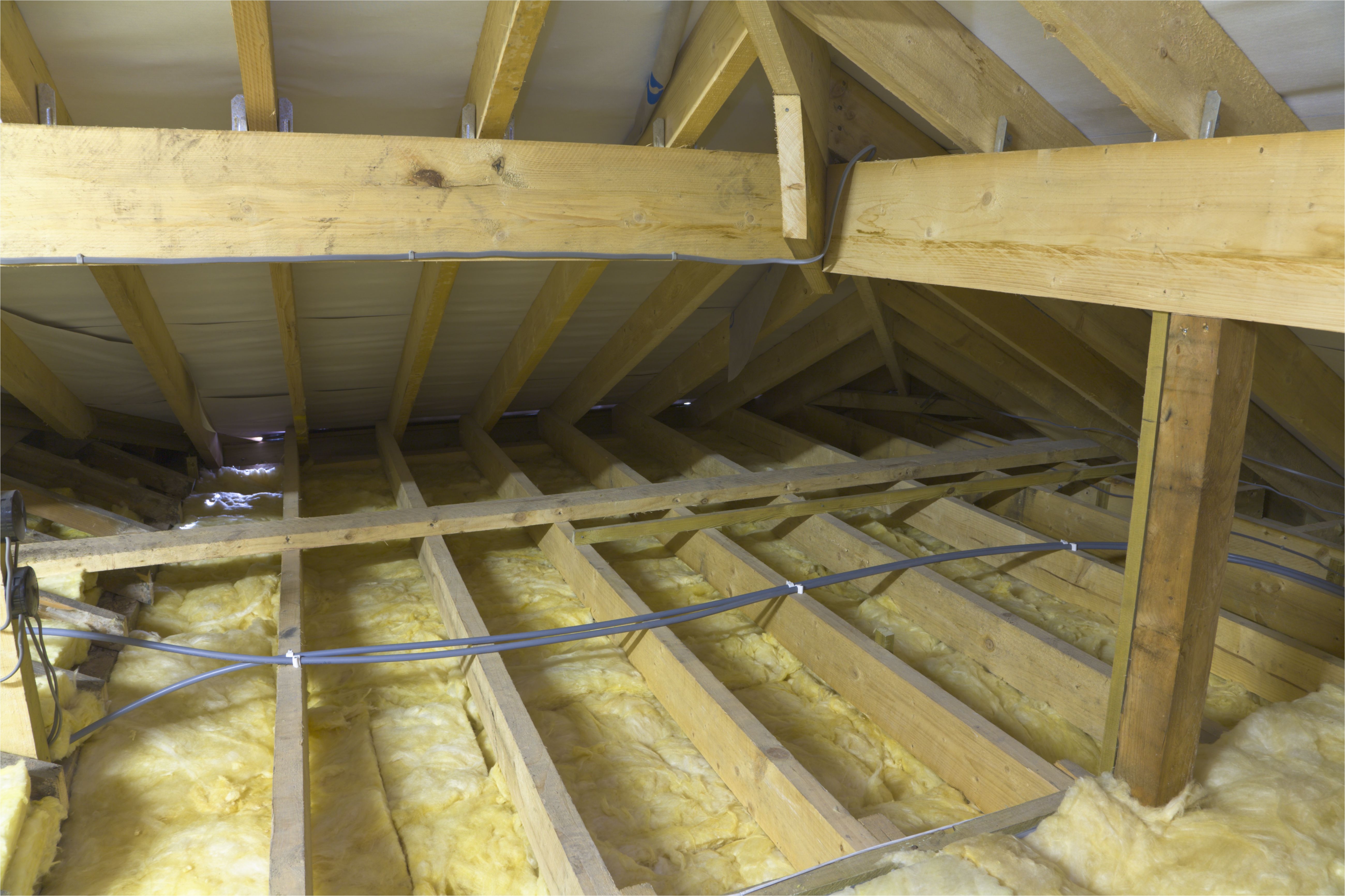 clear out the attic insulation