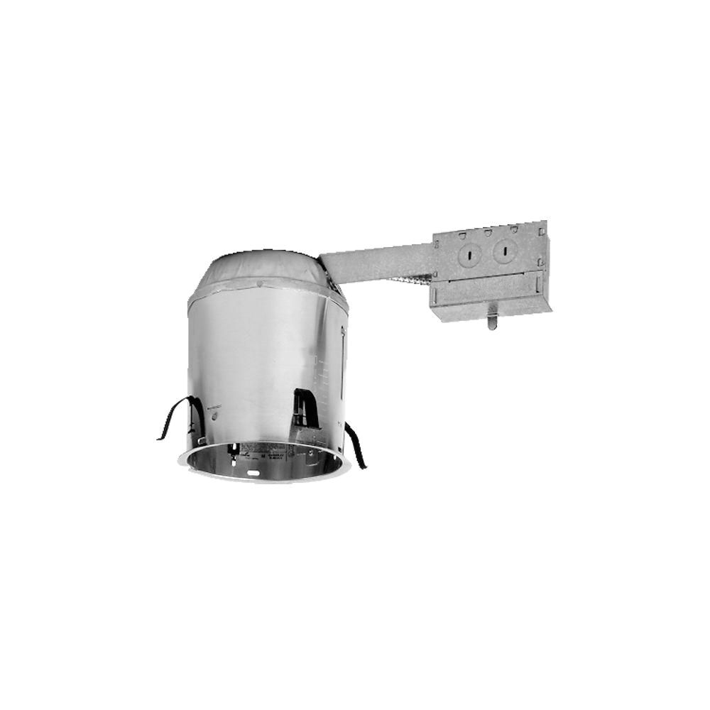 aluminum recessed lighting housing for remodel ceiling insulation contact