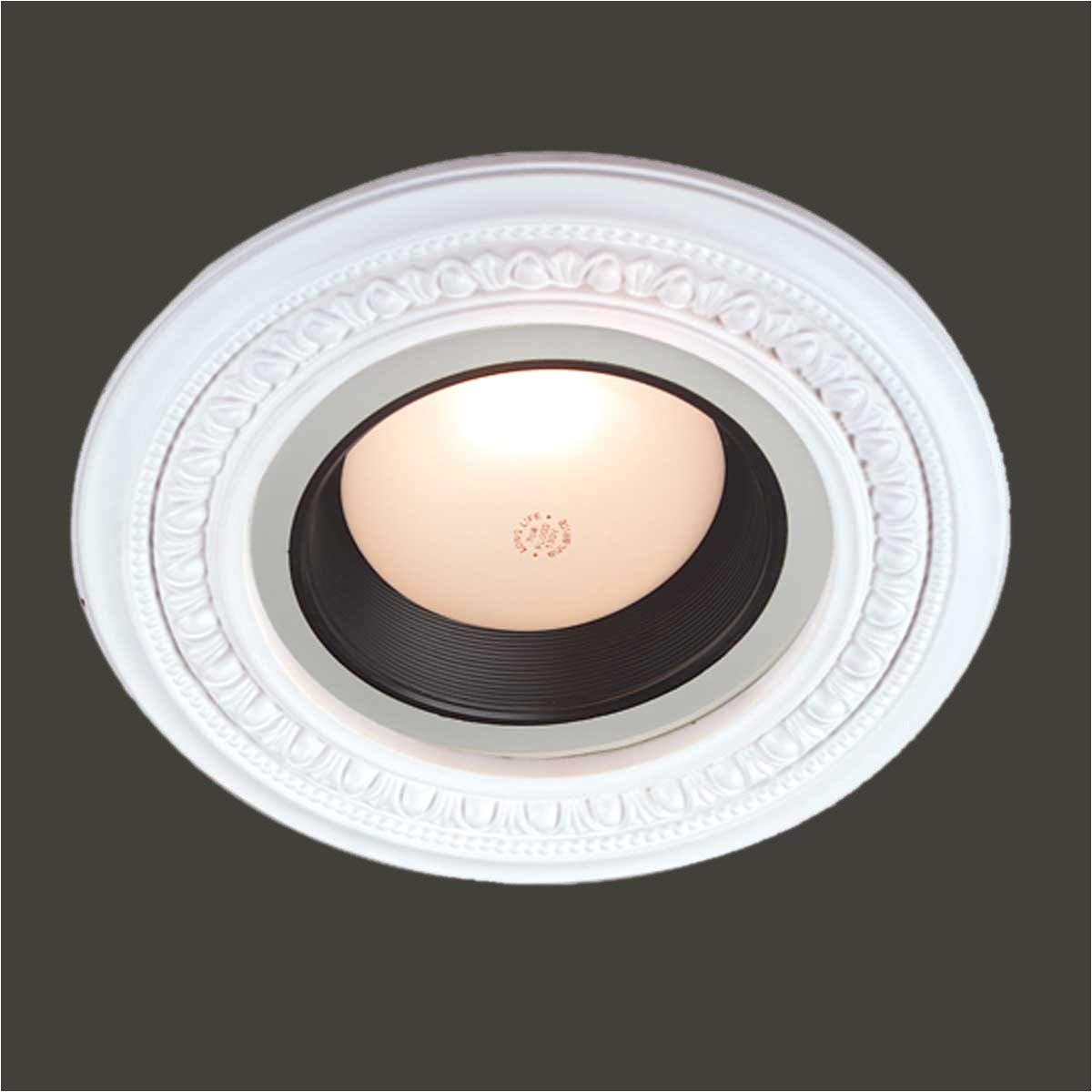 spot light ring white trim 5 id x 9 od mini medallion renovators supply recessed light fixture trims amazon com