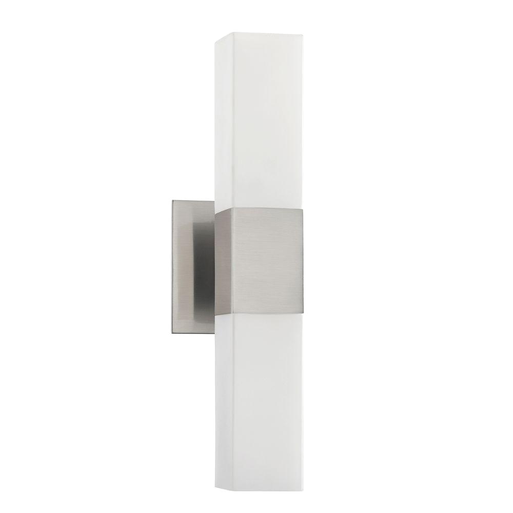 madison series 2 light satin nickel bath light