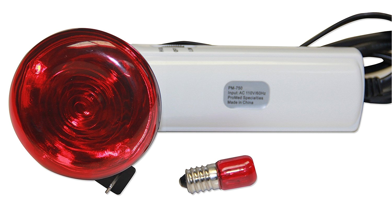 infrared heating device and now stronger new 10w bulb with a extra replacement bulb included