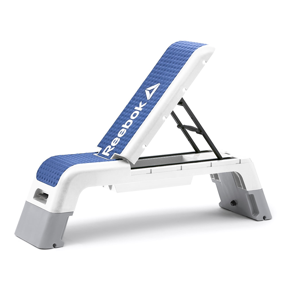 the reebok deck is a great way to perform your strength and cardiovascular workout in the comfort of your own home exercising through step workouts is