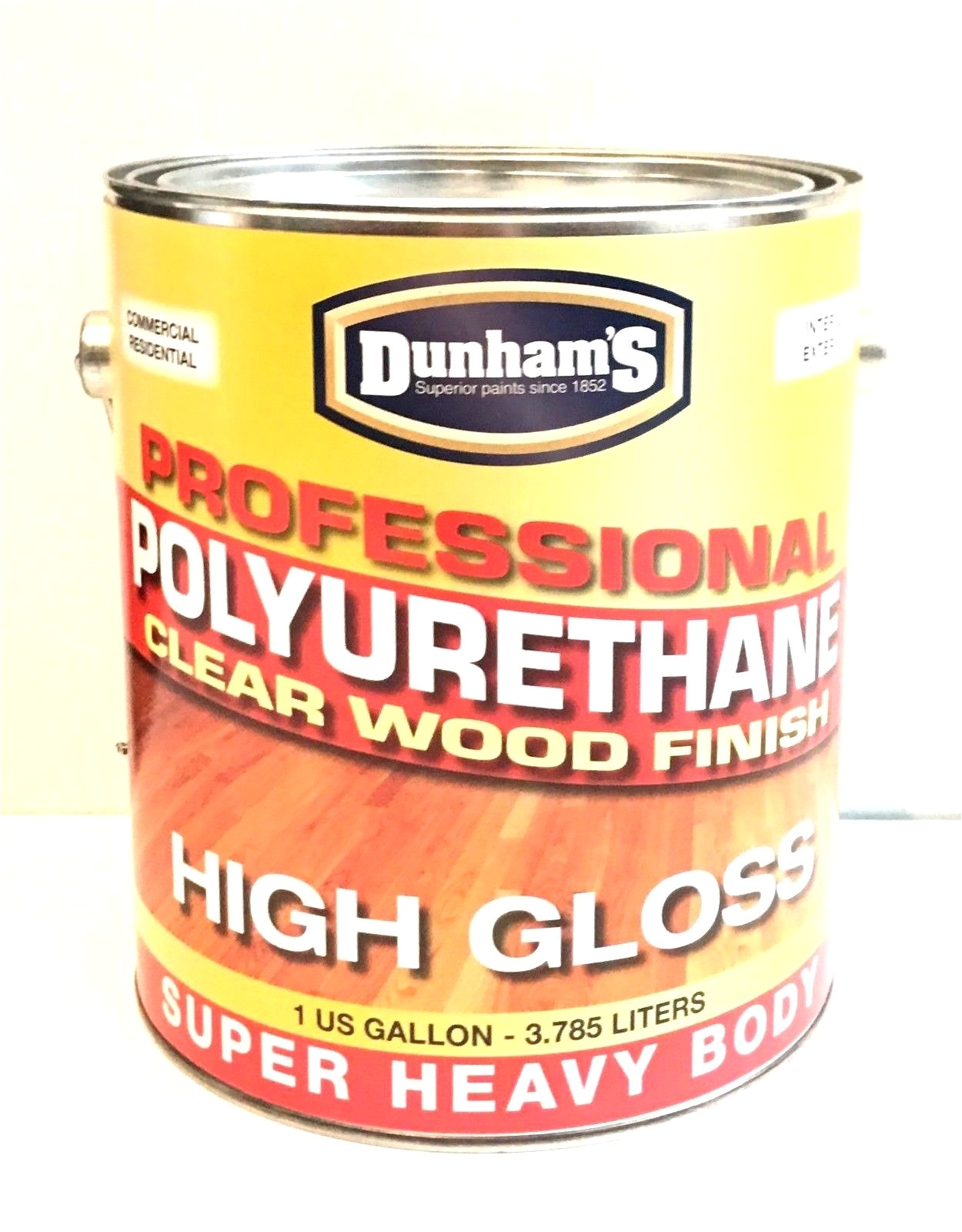 dunhams 1 gallon professional polyurethane high gloss clear wood finish rent a tool in nyc