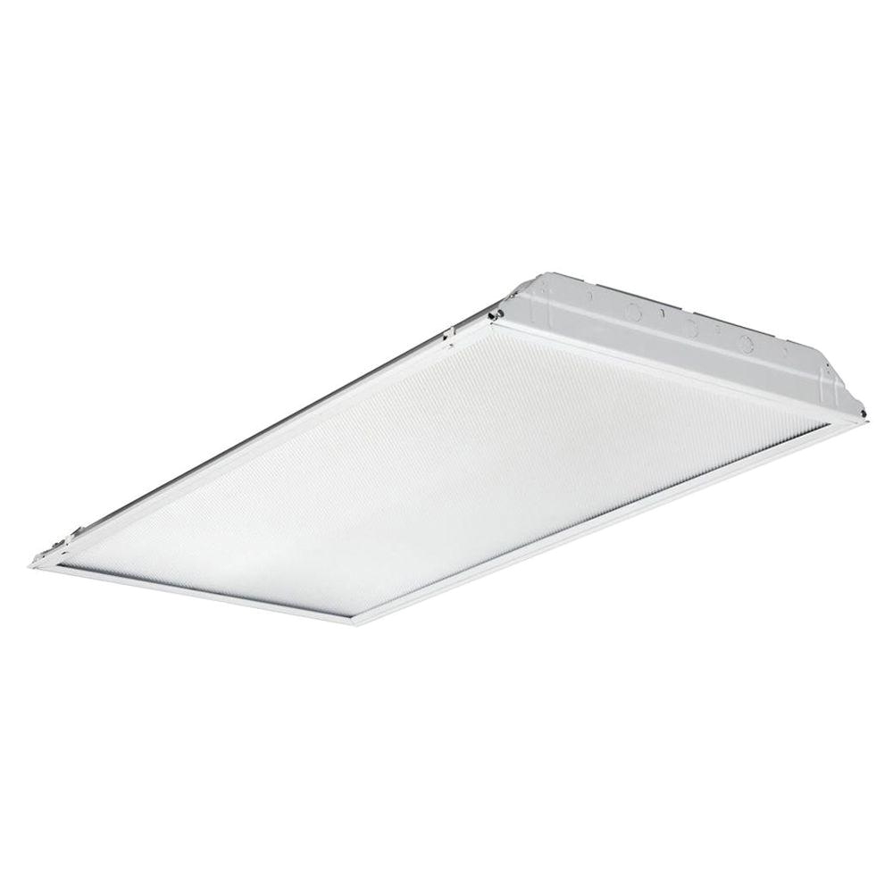 lithonia lighting 2 ft x 4 ft white integrated led lay in troffer