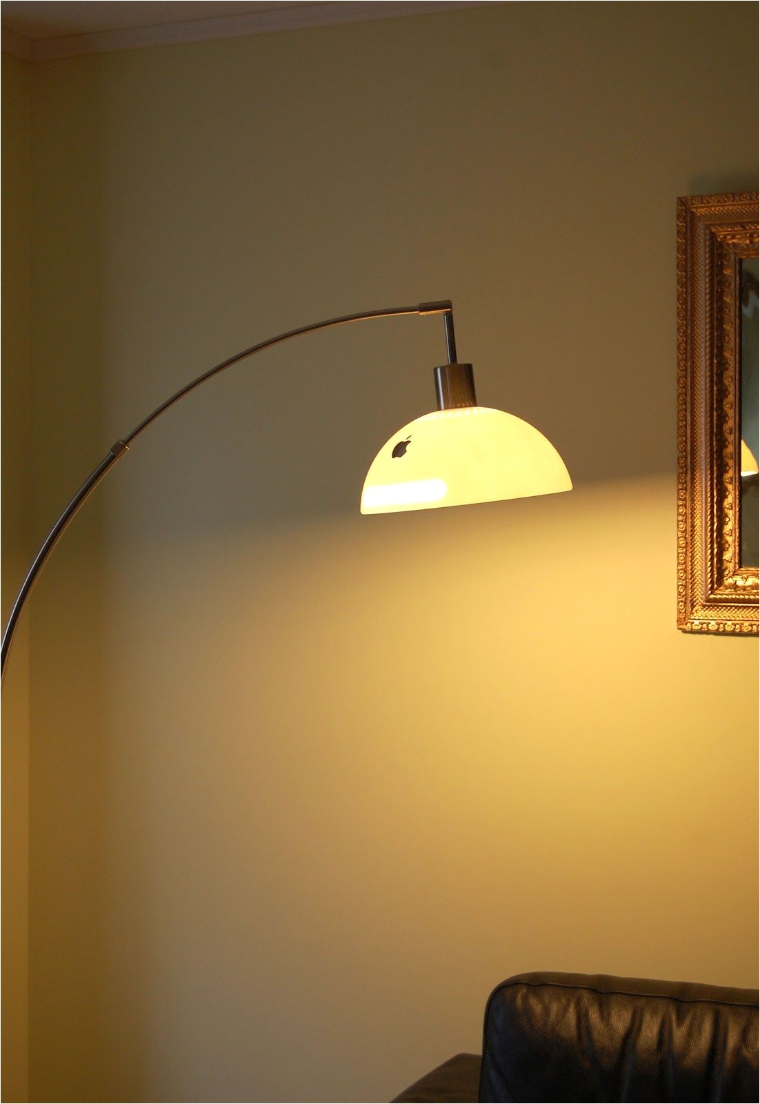 imac g4 upcycled into arc lamp by upcycle us