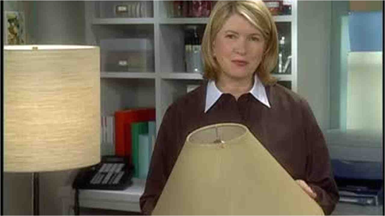 Restoration Hardware Lamp Shades Video How to Make Your Own Lampshade Martha Stewart