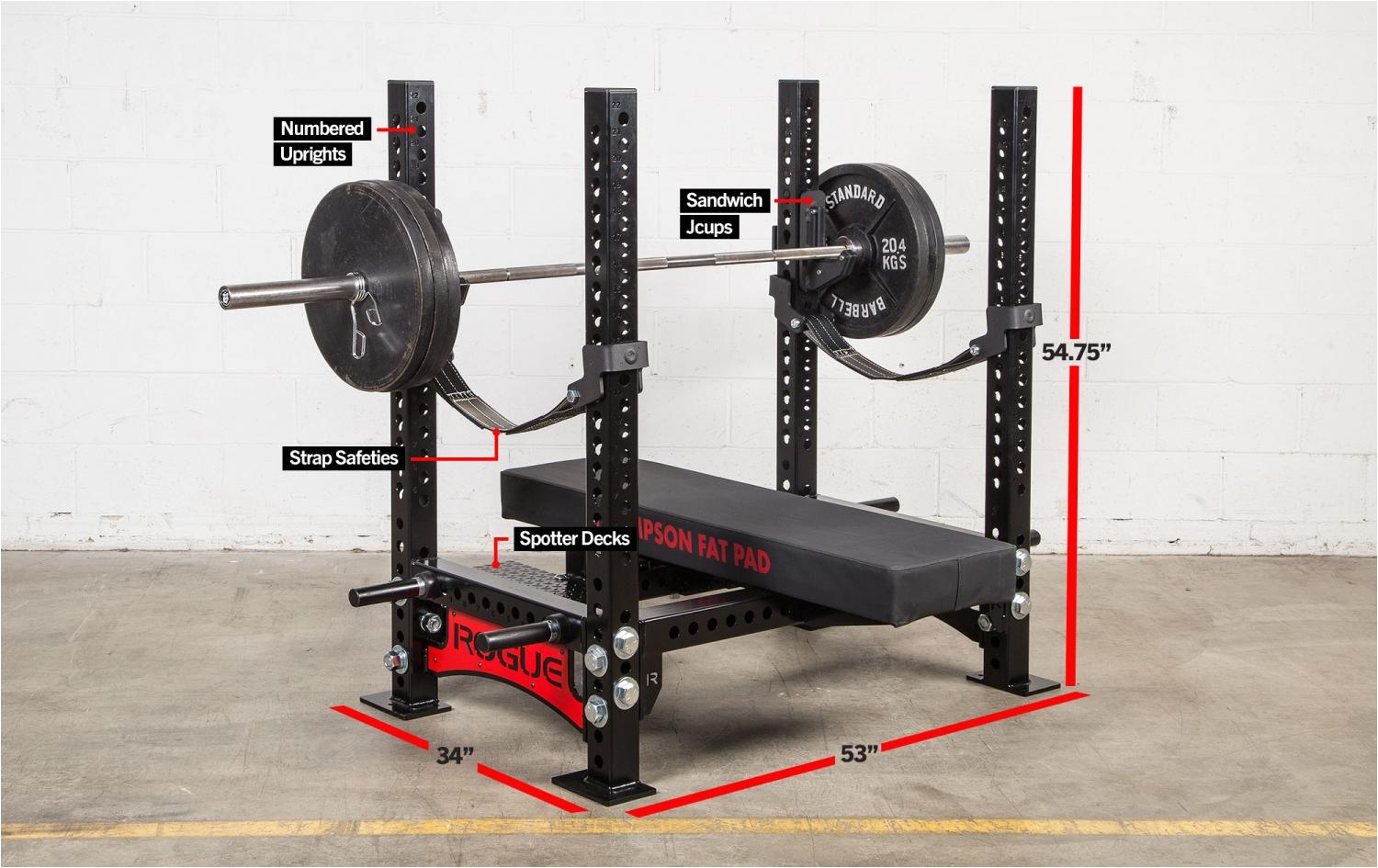 rogue monster westside bench