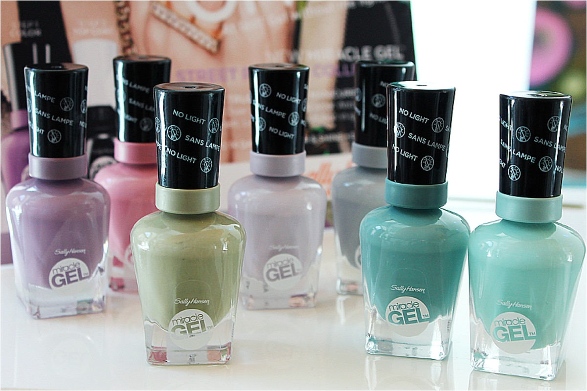 sally hansen miracle gel pastels