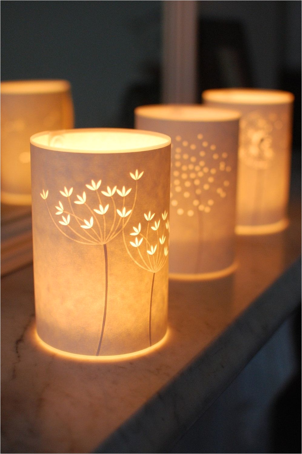 seed head candle lights