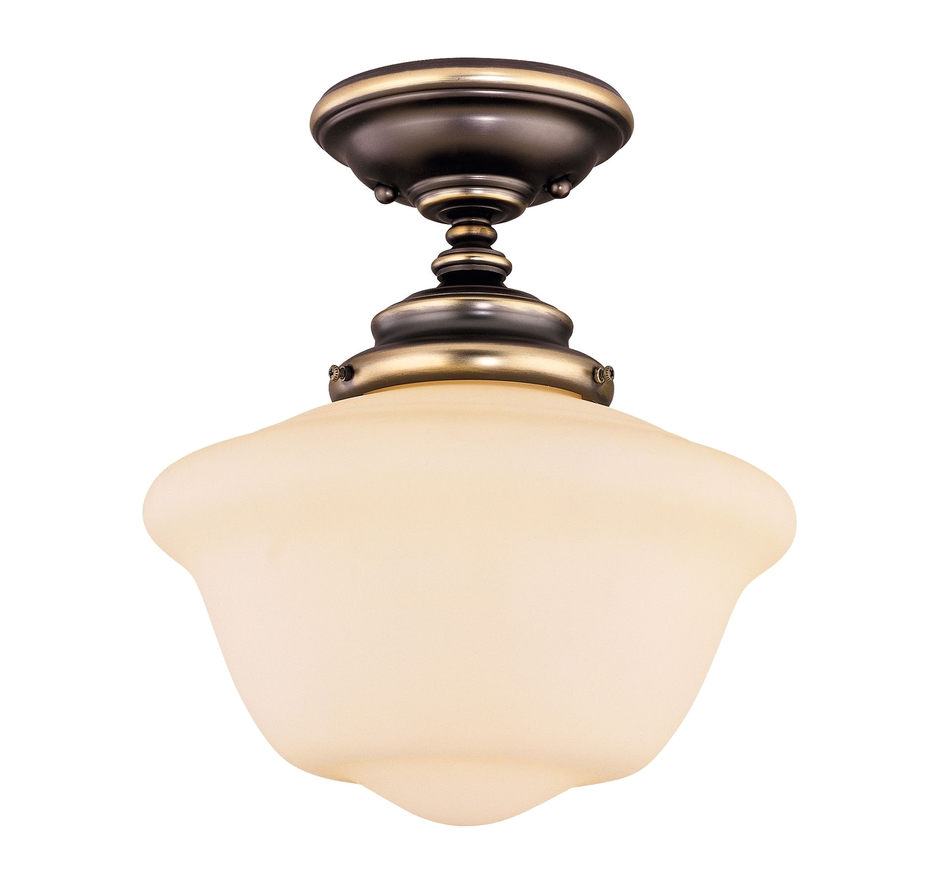 fey semi flush mount in warm bronze andover lighting on joss main