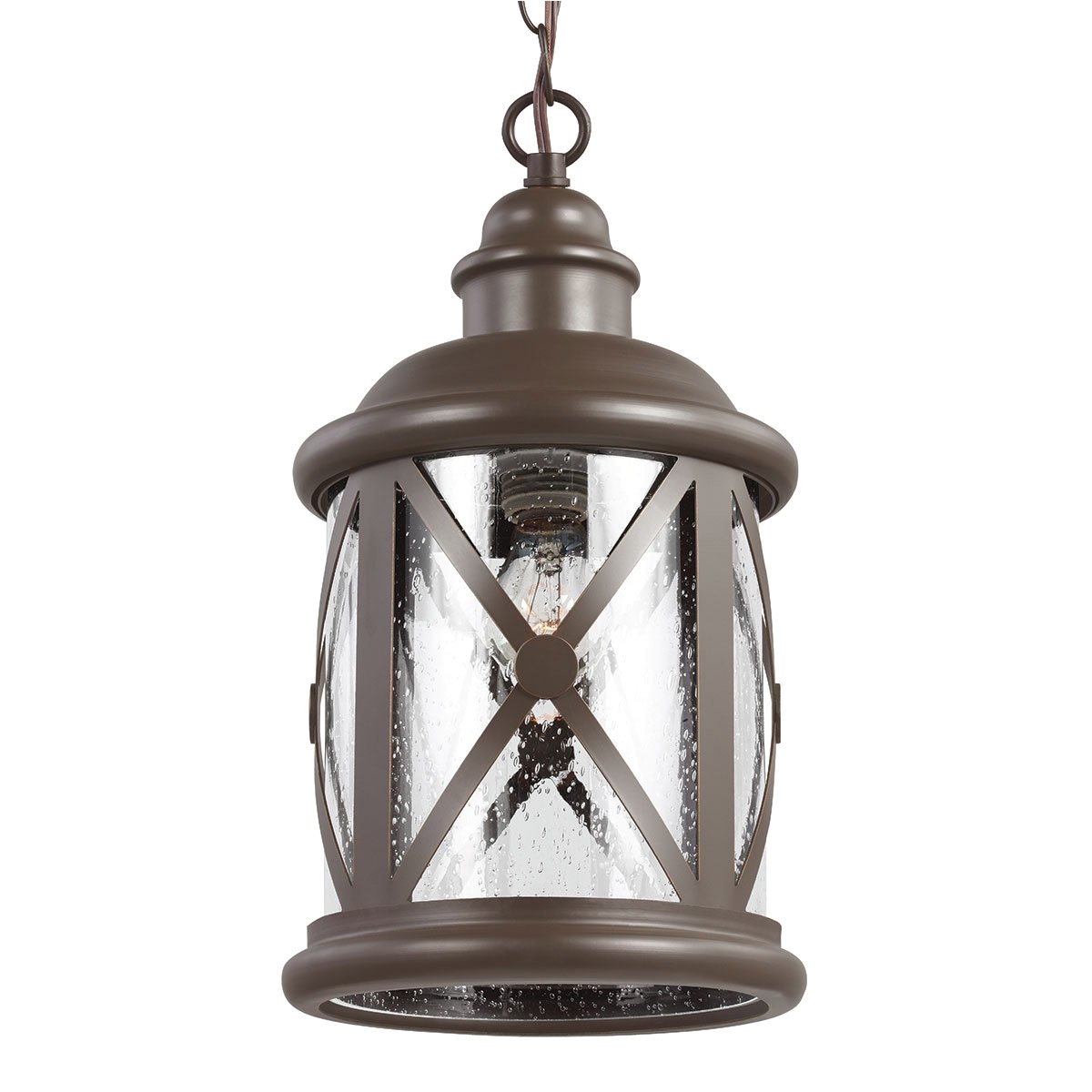 sea gull lighting 6221401 71 lakeview 1 light 8 inch antique bronze outdoor pendant in