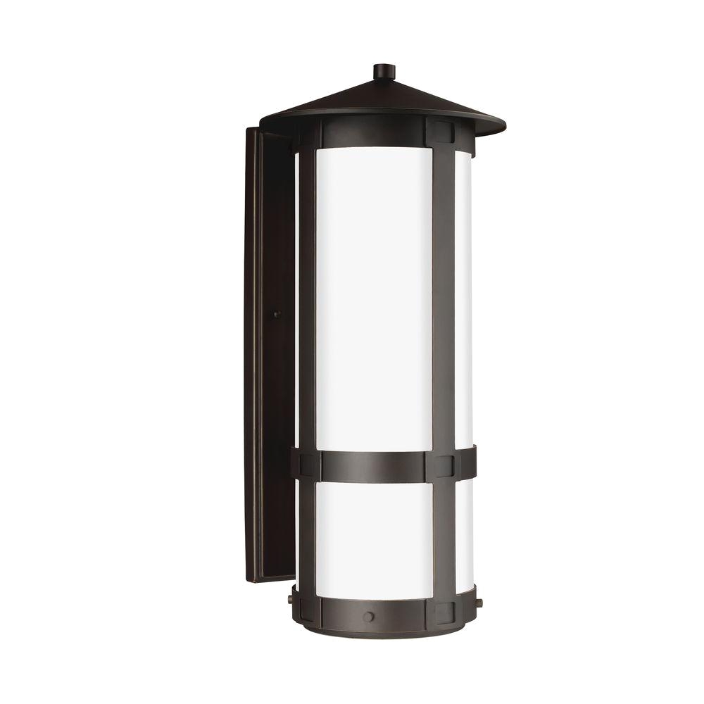 sea gull lighting groveton 1 light antique bronze wall lantern