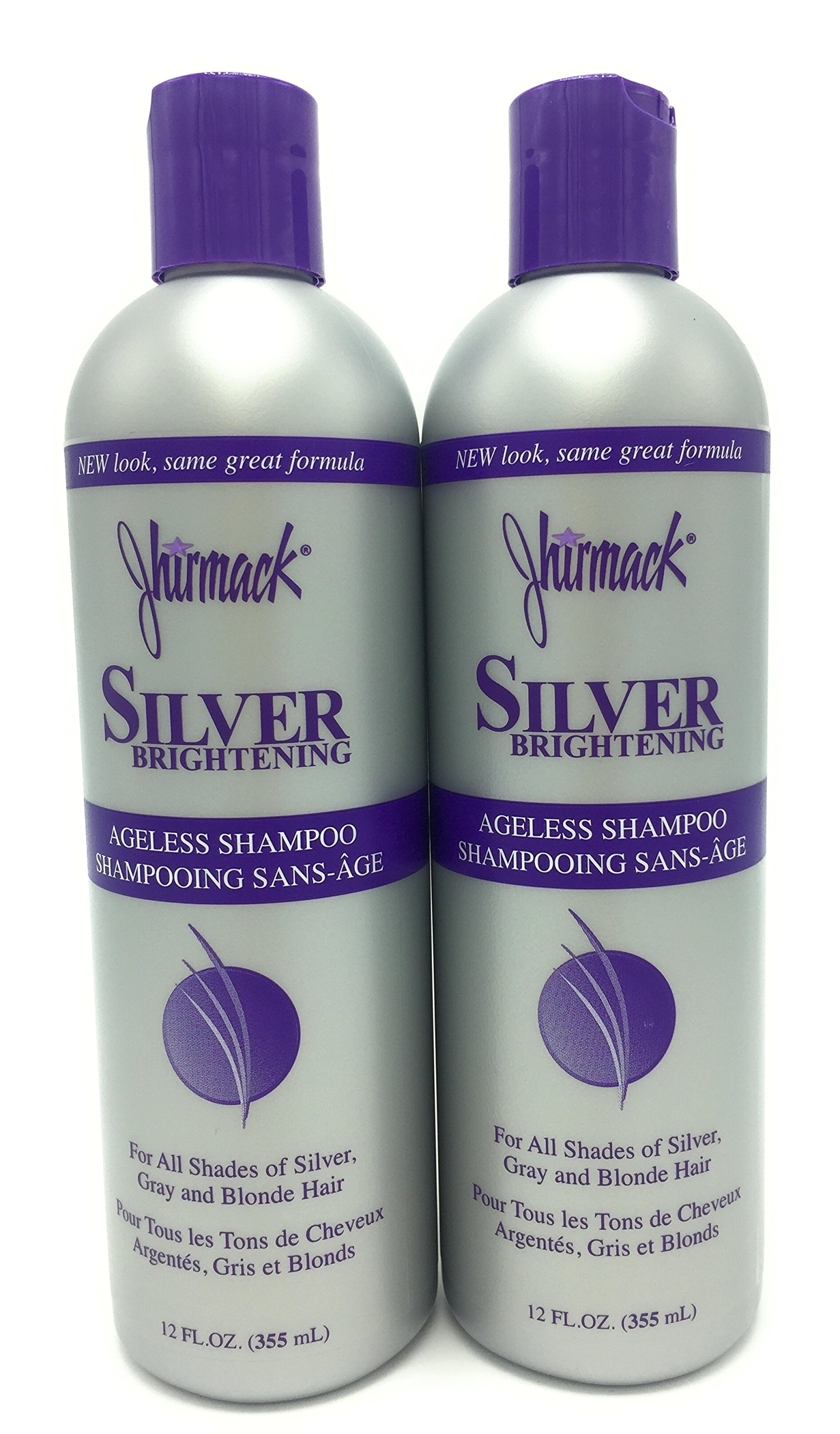 jhirmack silver plus ageless shampoo 12 fl oz pack of 2