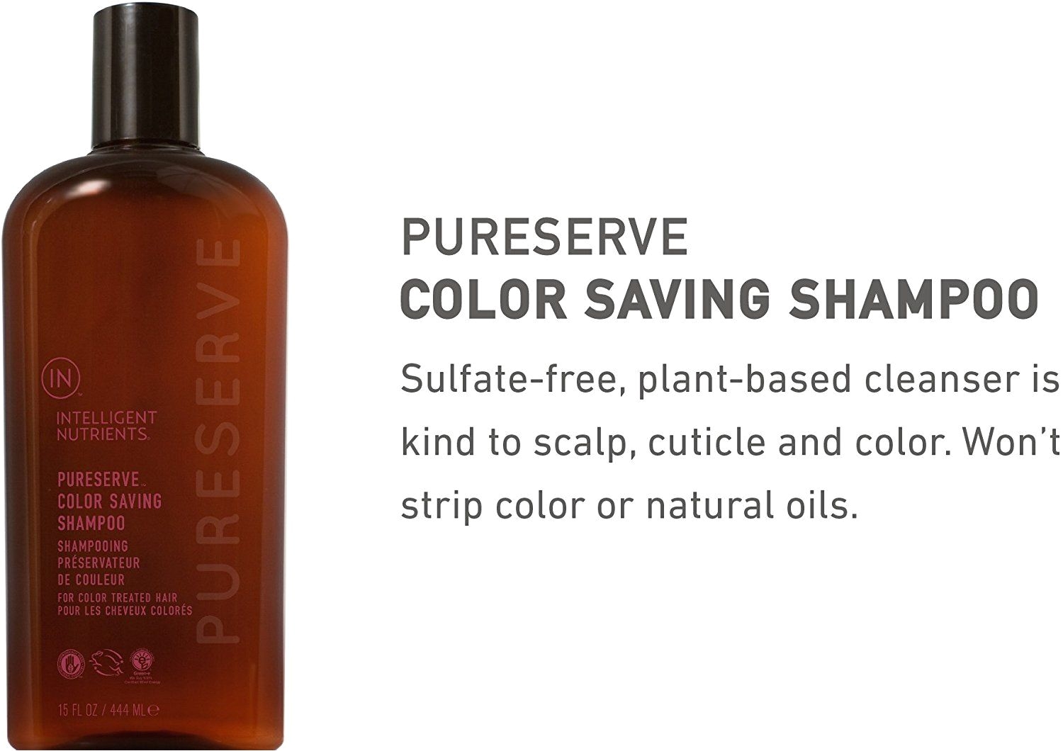 intelligent nutrients pureserve color saving shampoo for color treated hair 15oz more info could be found at the image url