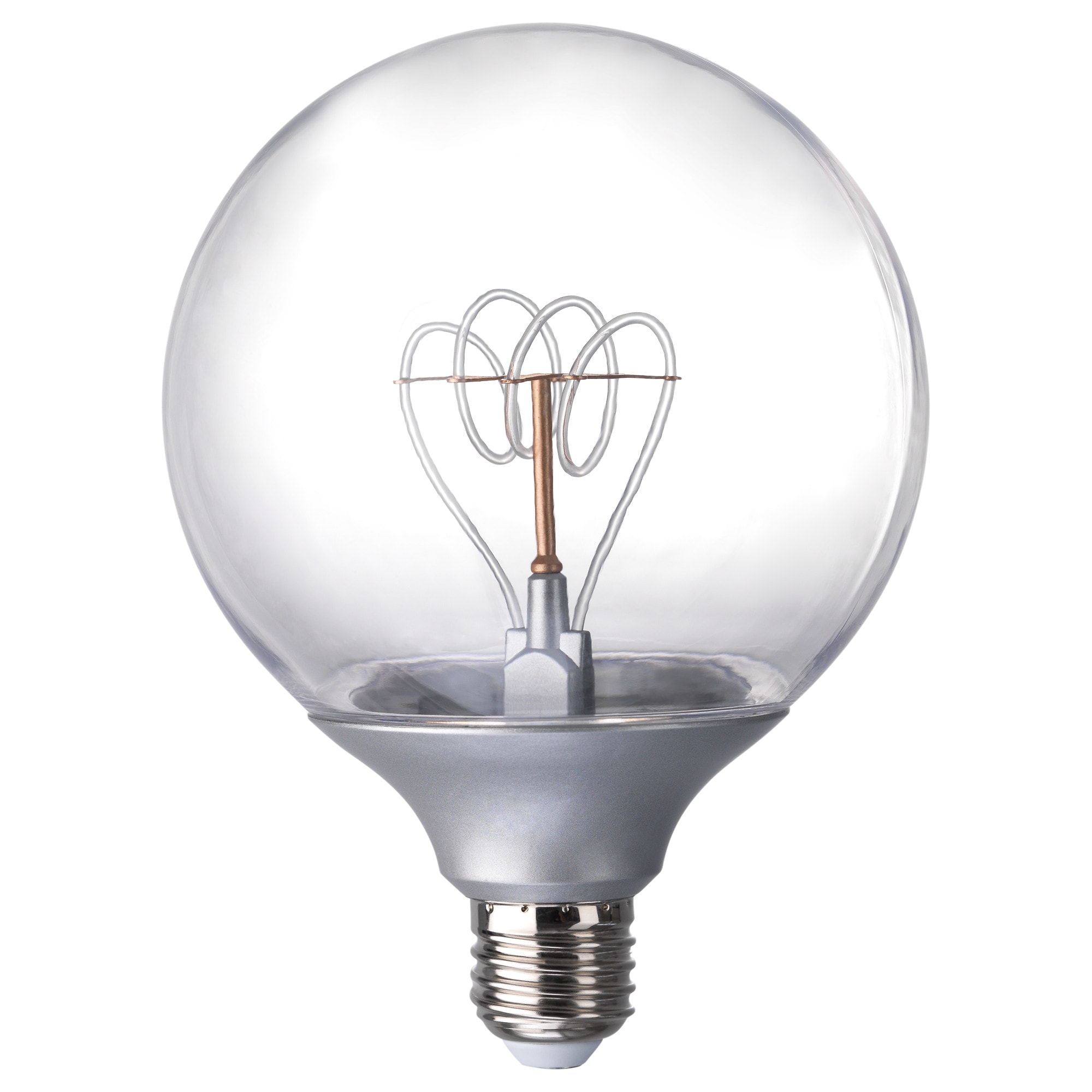 ikea nittio led bulb e27 20 lumen gives a nice decorative light