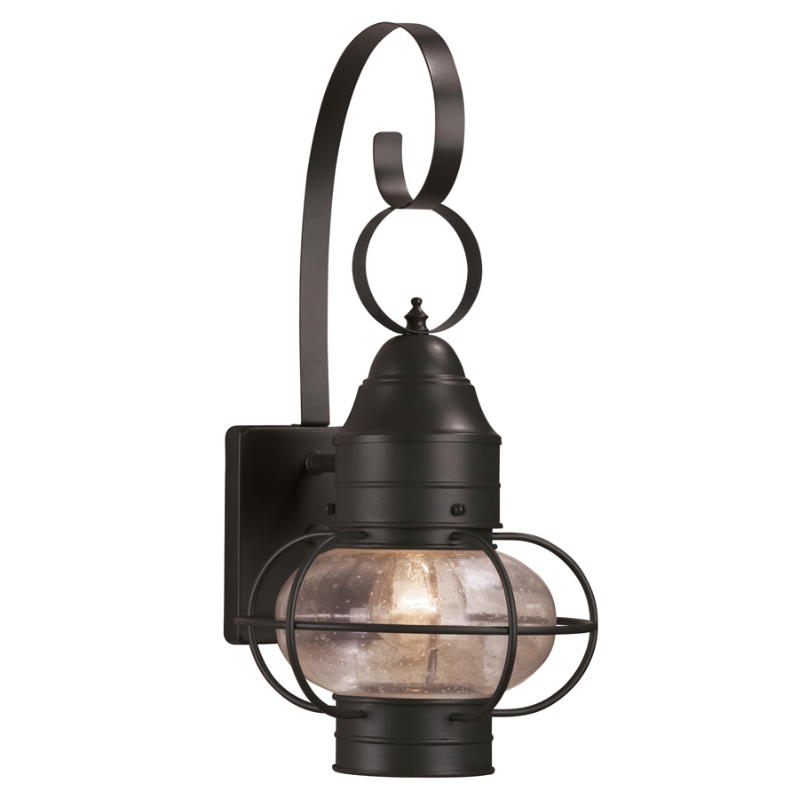 portfolio trevett 17 63 in h matte black outdoor wall light