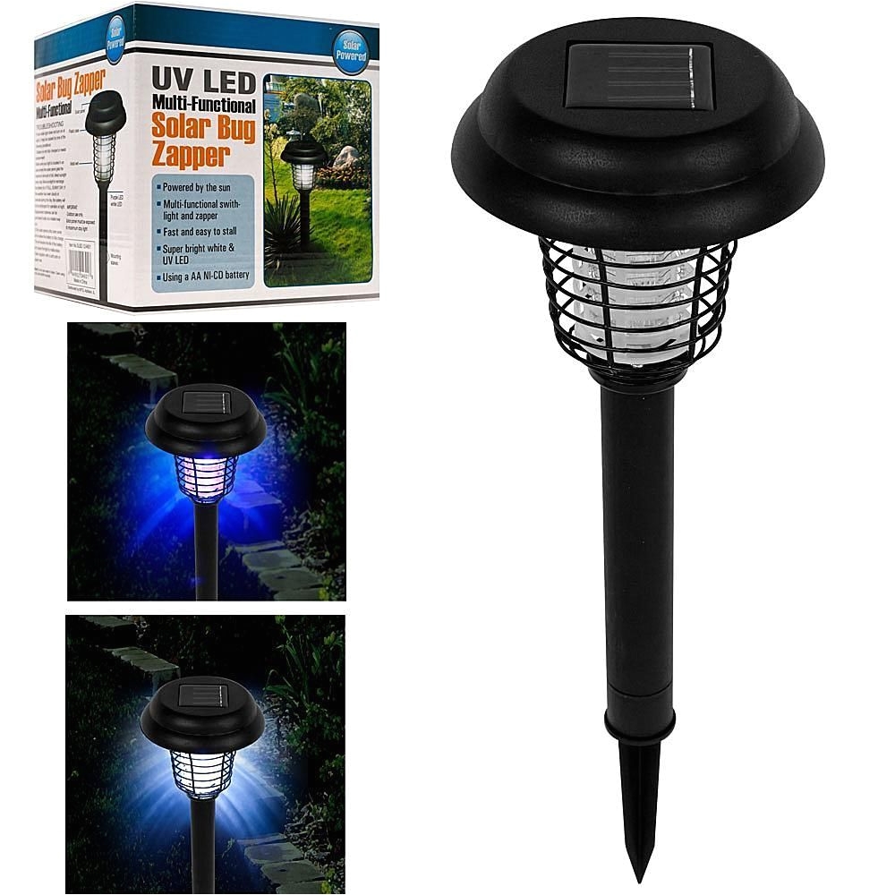 solar bug zapper led and uv 6451779 hsn