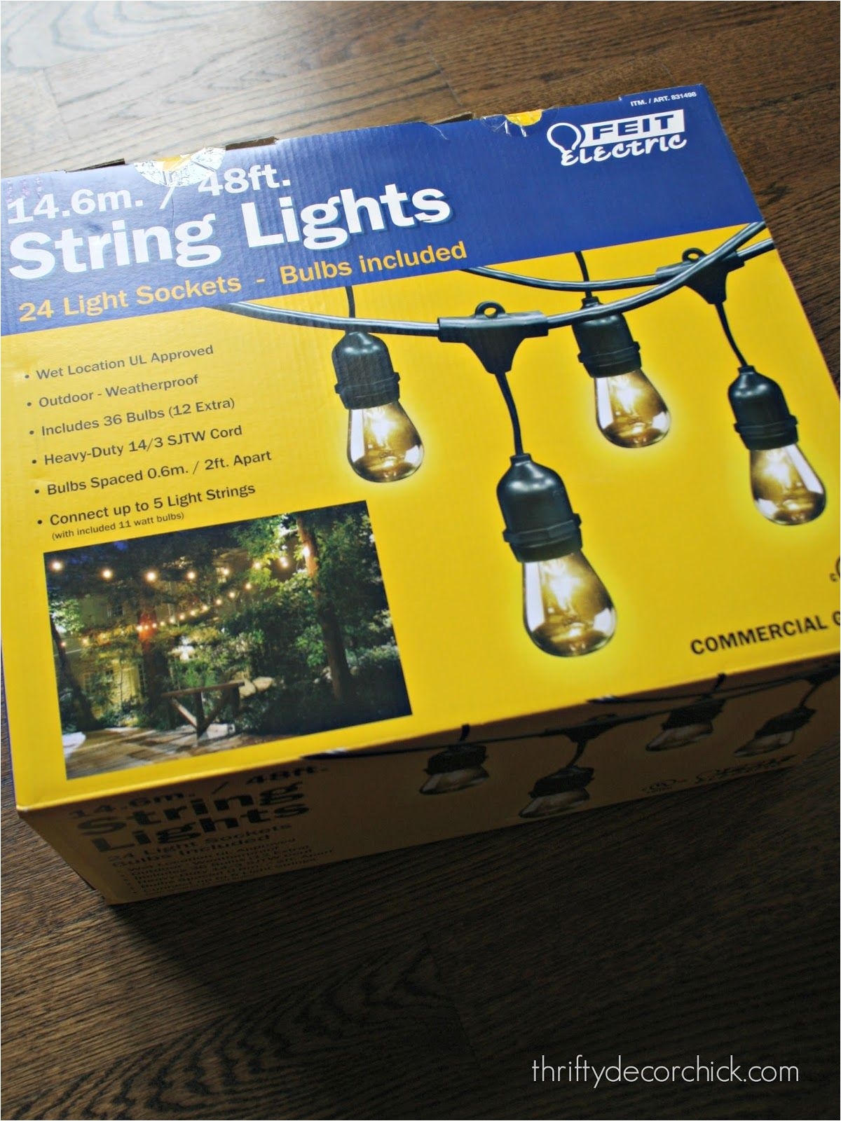 outdoor string lights with edison bulbs was 60 for 50 feet subject to change found at costco