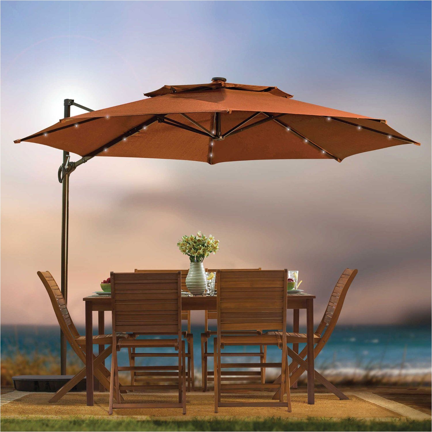 solar lights for patio umbrellas