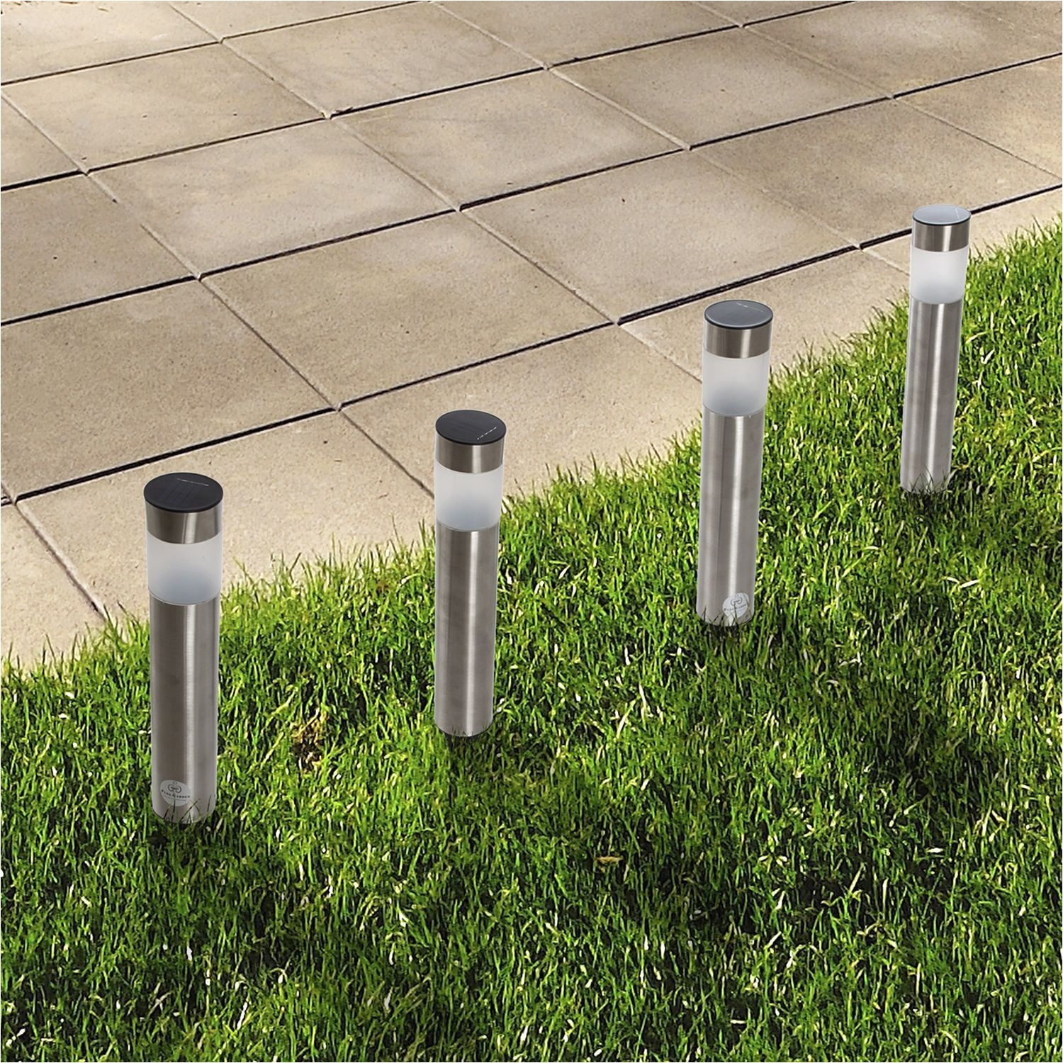 outdoor stainless steel solar led lights