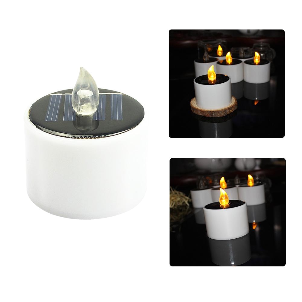 solar energy candle lamp you have to turn on the lamp when it charges in the sun the lamp only light at dark place