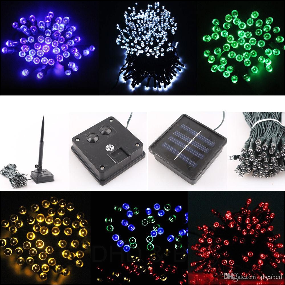 solar powered 100 200 leds string fairy tree light outdoor wedding party xmas led strings solar powered online with 11 48 set on abcabcds store dhgate