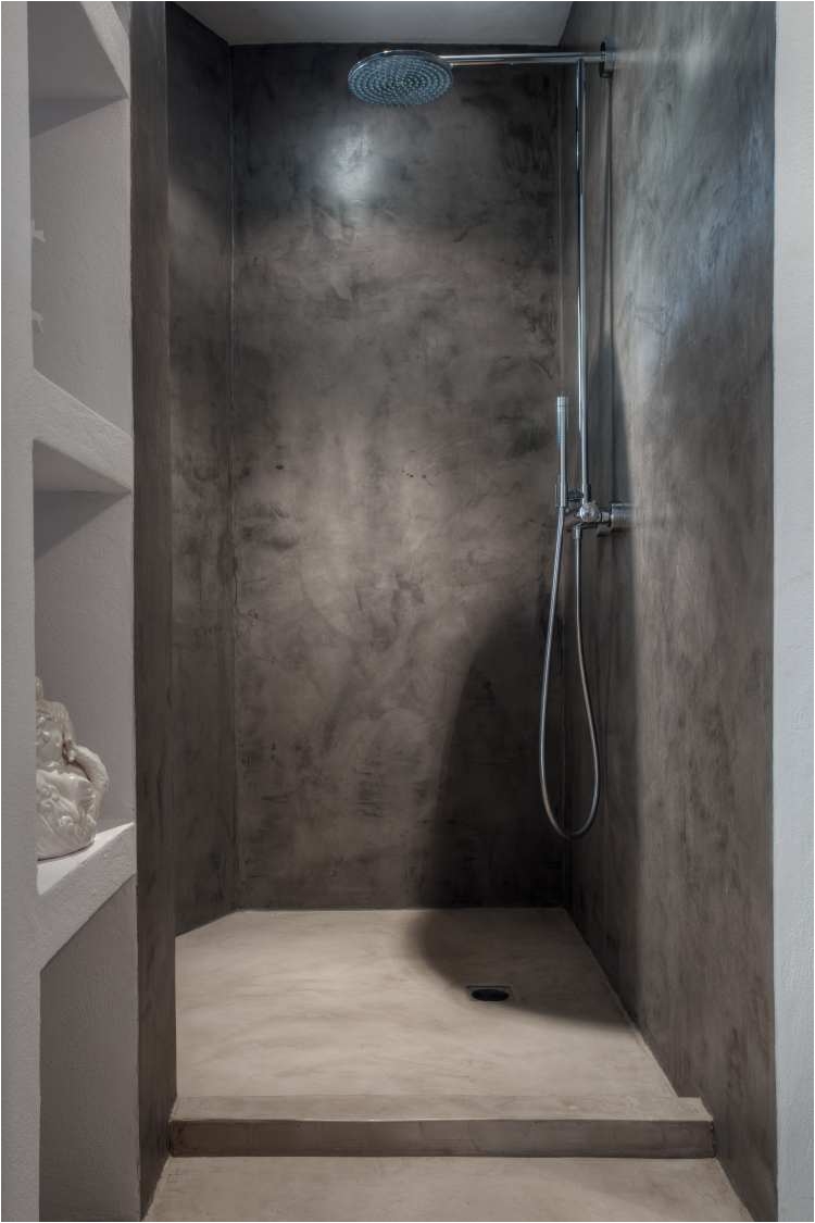shower door splash guard beautiful micro cement shower by true ibiza bathroom pinterest of 45 exquisite