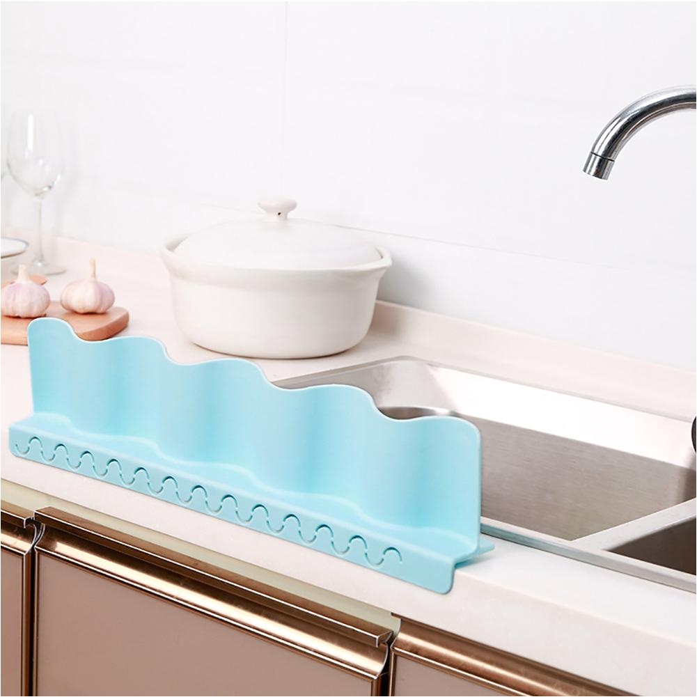 Splash Guard for Bathtub Sink Water Splash Guard Baffle Plate Wave Wash Basin Kitchen with