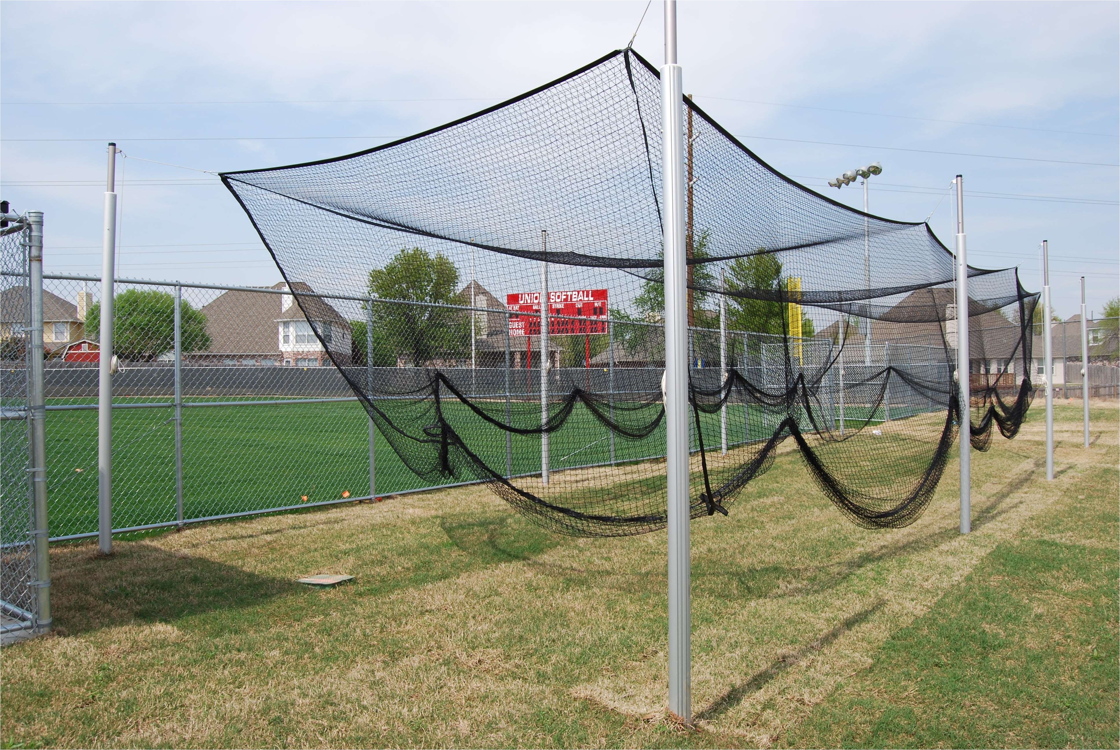 backyard batting cage turf beautiful outdoor 3 1 2 o d aluminum batting cage 70 of