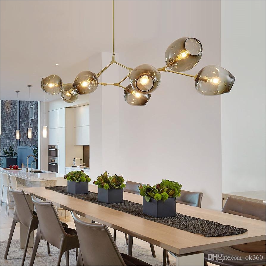 lindsey adelman globe glass pendant lamp branching bubble modern chandelier light for kitchen cafe cloth shop 3 5 7 8 9 11 13 15 heads screw in pendant