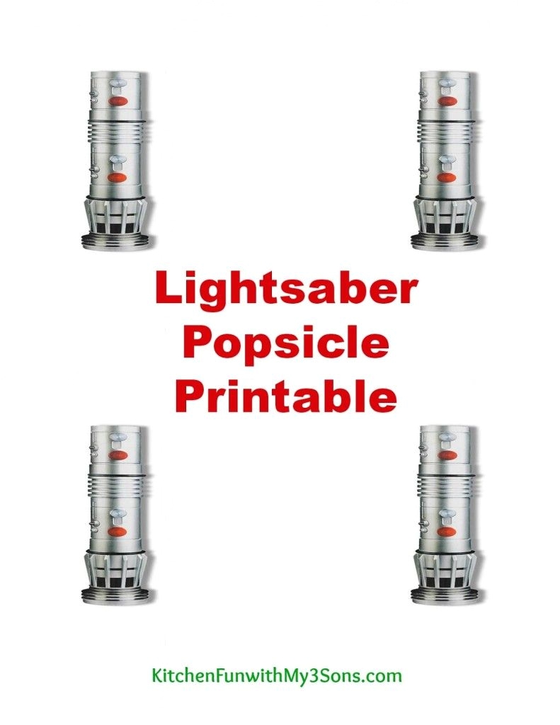 popsicle lightsabers including a free printable perfect for a star wars party kitchenfunwithmy3sons com