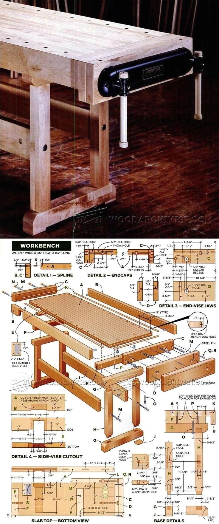 workbench plan workshop solutions projects tips and tricks woodarchivist com