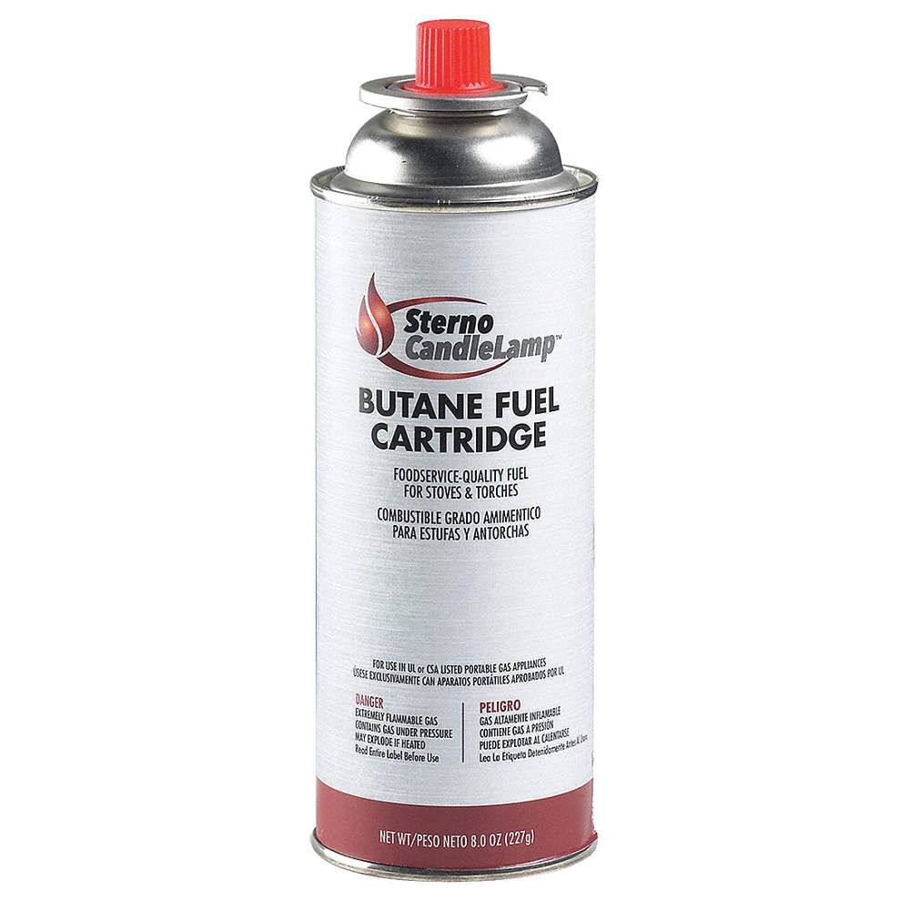 Sterno Candle Lamp butane Fuel Cartridge Sterno Fuel Cartridge Pk12 5udt350162 Grainger