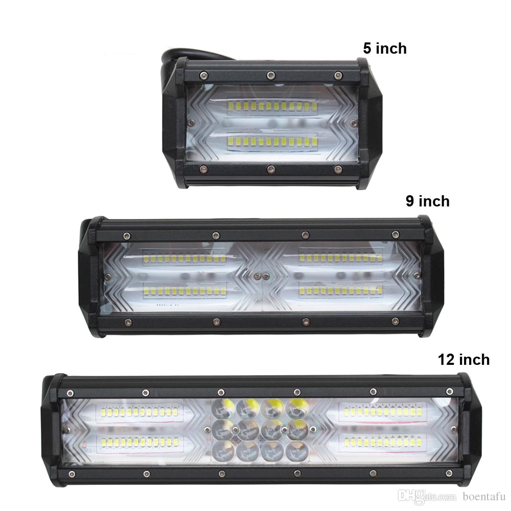 12 inch 72w 144w 180w led work light bar light for 4x4 offorad trucks tractor suv atv 4wd boat emergency fog lamp led rechargeable work light led